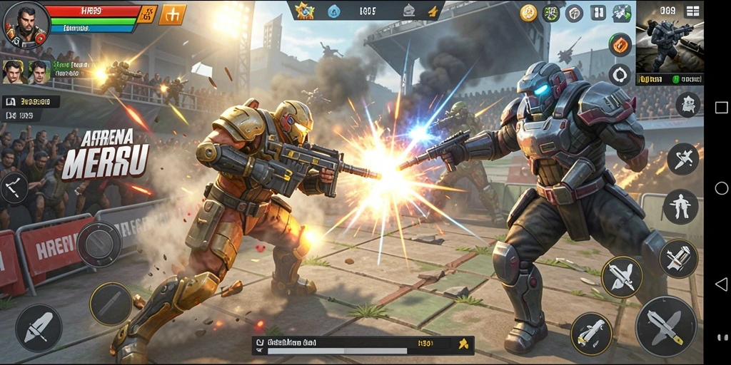 Gameplay seru dalam pertarungan penuh aksi di HR89.