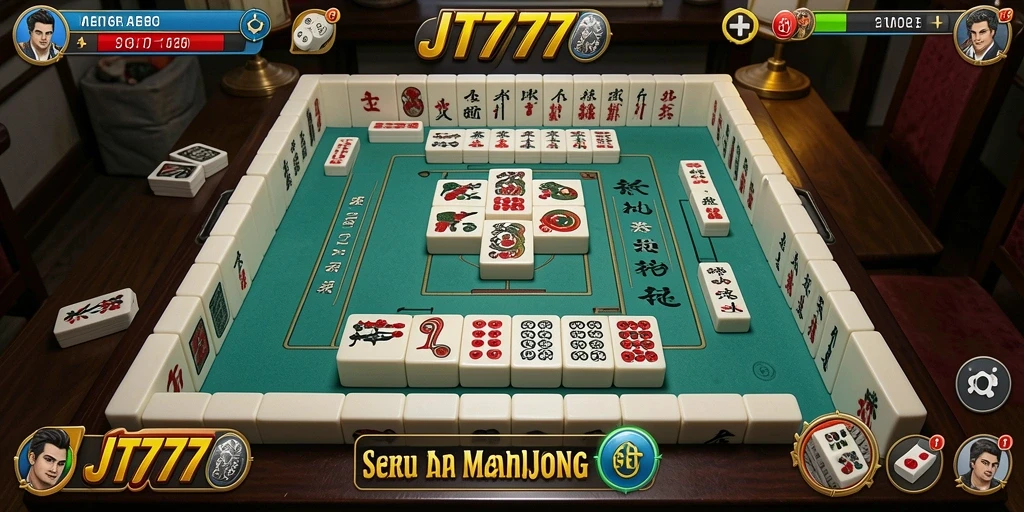Screenshot gameplay JT777 menampilkan pengalaman seru bermain Mahjong.