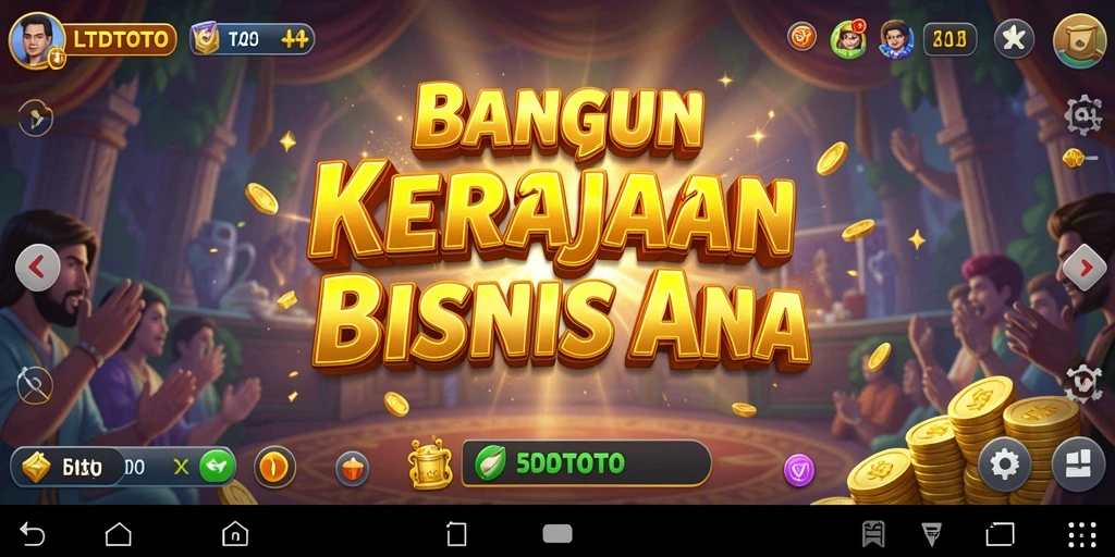 Tampilan gameplay LTDTOTO yang menarik dalam mengelola bisnis.