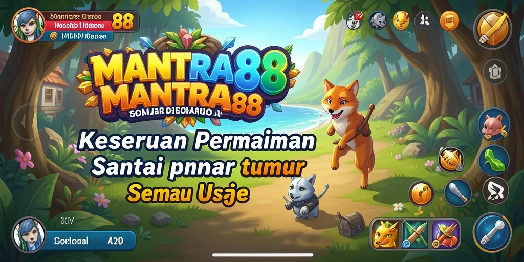 Tangkapan layar MANTRA88 menampilkan gameplay yang seru dan interaktif.
