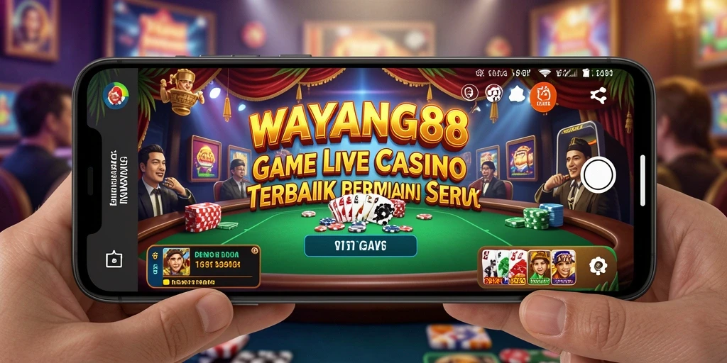Tangkapan layar gameplay Live Casino yang mengasyikkan di WAYANG88.