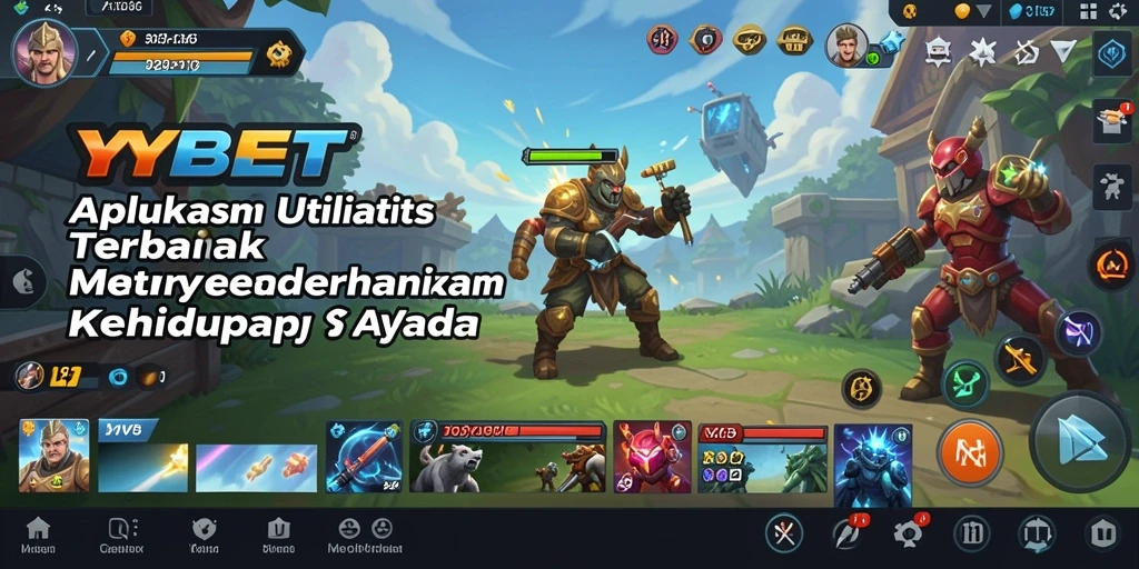 Tampilan antarmuka utama aplikasi YYBET yang intuitif dan praktis.